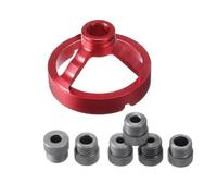 VIDOO Guía de Perforación 5/6/7/8/9/10mm Dispositivo Vertical Aleación Aluminio Recto Redondo V