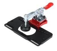 VIDOO Guía Perforación Agujero Bisagra 35mm Aleación Aluminio Plantilla con Abrazadera para Instalación Puerta Gabinete-#B