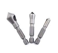 VIDOO Juego de 3 Brocas Avellanadoras HSS Desbarbador Carpintería Metal