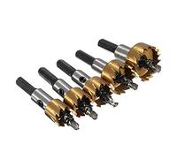 VIDOO Juego de 5 Brocas HSS Acero de Alta Velocidad 16-30mm Sierra Corona