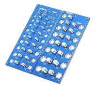 VIDOO Juego de Calibre de Roscas para Tuercas y Pernos 21 Tamaños Pulgada y 17 Métricos Herramienta de Clasificación-Azul