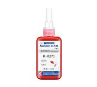 VIDOO Kafuter K-0271 Fijador Roscas Permanente Rojo, Gel Sellador Alto Torque para Maquinaria Industrial, Sellador Roscas Hermético y Confiable