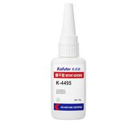 VIDOO Kafuter K-4495 Compuesto Adhesión Rápida Adhesivo Pegamento Fijador Estructural Multiuso para Componentes Cerámica Acero Aluminio Botella 20g