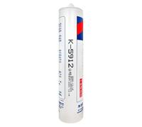 VIDOO Kafuter K-5912 Elastómero Sellado Transformador Carbono Negro Adhesivo Anclaje Marco Prueba Intemperie para Electricidad Pegamento - 300ml