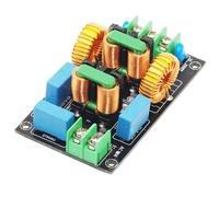 VIDOO Kit Placa Filtro Línea EMI Tres Etapas AC 110-250V Potencia Audio Amplificador-10A Ensamblado