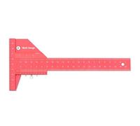 VIDOO Marcador Carpintería Calibre Medición Regla en T Aleación Aluminio Escala Métrica Pulgadas-280mm