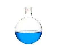 VIDOO Matraz de Ebullición de Fondo Redondo con Cuello Simple y Junta Cónica Estándar, Vidrio Borosilicato 3.3 para Destilación y Reacciones Químicas, 40/38 10000ml