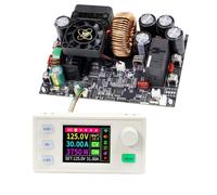 VIDOO Módulo Ajustable Fuente Alimentación Buck DC 3750W 125V 30A Carga Solar MPPT Display LCD Control Confiable Voltaje Corriente-Kit