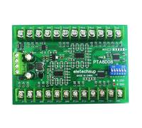 VIDOO Módulo Sensor Temperatura PTA8D08 8ch DC 8-30V PT100 RTD RS485 Colector Resistencia Térmica Platino -40~500C-B Solo Placa