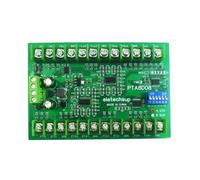 VIDOO Módulo Sensor Temperatura PTA8D08 8ch DC 8-30V PT100 RTD RS485 Colector Resistencia Térmica Platino -40~500C-A Solo Placa
