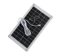 VIDOO Panel Cargador Solar 10W 12V Conector Type-C Energía Solar Portátil Alta on Cable 3M para Camping Exterior