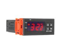 VIDOO Termostato Controlador Temperatura Digital LED STC-1000 10A 2 Salidas Relé Incubadora con Sensor Calentador y Cooler-DC12V