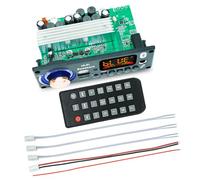 VIDOO TPA3116 50W+50W+100W Placa Amplificador Audio 2.1 Canales Decodificador Bluetooth DC 6V-24V HiFi MP3 USB FM-Control Remoto Mediano con Batería