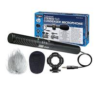 Vidpro estéreo XY micrófono de condensador para cámaras réflex, videocámaras y cámaras de vídeo