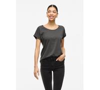 Vila Camiseta de Mujer Vidreamers New Pure Noos, Color Gris., M