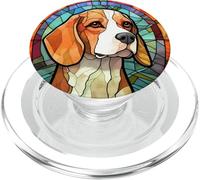 Vidriera Perro Beagle PopSockets PopGrip para MagSafe