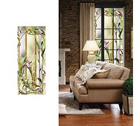 Vidrieras Decorativas Ventana de película,Vinilo Ventana privacidad PVC Pelicula Privacidad Electrostática Pegatinas Esmeriladas para Ventana,vinilos translucidos para Oficina Cocina Baño Decorativas