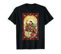 Vidrieras Mitología Japonesa Daikokuten Shinto God Camiseta