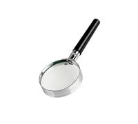 Vidrio Antideslizante Con Marco De Metal Y Mango Cómodo 5 Opciones De Tamaño De Lente Para Pasatiempos Trabajo Detallado Lupa Portátil