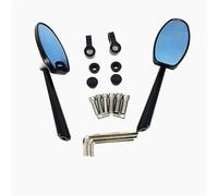 Vidrio Azul CNC Aluminio 8MM 10MM Para Honda PCX150 CB400 CB500X CB650F PCX125 CB1100 CB1000R Espejo Retrovisor Universal Para Motocicleta