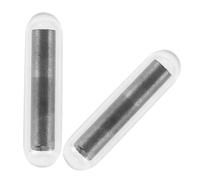 Vidrio Barra Agitadora Magnética 4x15 MM 2 Piezas Ptfe | Varillas Exteriores, Piezas para Agitador, Mezcla, Compacta y Portátil, Fácil de Limpiar y Usar