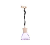 Vidrio Botella Colgante de Perfume Púrpura 12ml para Coche | Aroma para Oficina y Armario, Diseño Delicado, Ayuda a Quitar Olores y Relajar Cuerpo y Espíritu