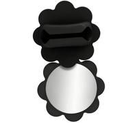 Vidrio Cosmético Portátil Y Liviano Con Marco De Silicona Irrompible Reflejo Claro Para Hogar O Mientras Viaja Utilice Un Espejo Cosmético De Viaje Portátil