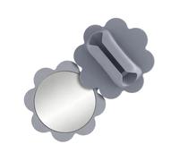 Vidrio Cosmético Portátil Y Liviano Con Marco De Silicona Irrompible Reflejo Claro Para Hogar O Mientras Viaja Utilice Un Espejo Cosmético De Viaje Portátil