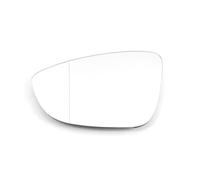 Vidrio De Espejo Retrovisor Compatible Con Scirocco 2009-2017 Para MK6 2011-2017 Para Beetle A5 2012-2019 Puerta Lateral Calefactada Reparación Espejo Retrovisor(Left)