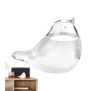 Vidrio de tormenta Pronóstico del tiempo Barómetro meteorológico de vidrio Globo meteorológico de escritorio Figura de pájaro Decoración de mesa creativa para regalo de oficina en casa Pronóstico del