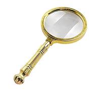 Vidrio de vidrio - HD de mano de cristal para la lectura de personas mayores evaluación de lectura lente de aumento regalo lupa de alta potencia observación del bebé portátil