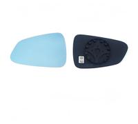 Vidrio del espejo retrovisor Lente de cristal espejo retrovisor lateral Real 1000R para Tesla para modelo S 2024 gran angular antideslumbrante(Blue mirror)