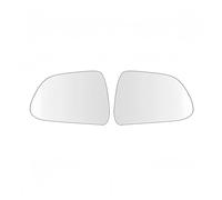 Vidrio del espejo retrovisor Lente de cristal repuesto para espejo retrovisor, gran angular, campo visión, 800R, para Tesla, modelo Y 3(Model 3 White)