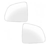 Vidrio del espejo retrovisor Para Tesla para el modelo Y 2020-2024 espejo retrovisor lateral de cristal antideslumbrante convexo gran angular visión(White Pair)