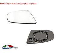 Vidrio Espejo Derecho Térmico Asférico Cromado Adecuado BMW X5 E70 2007- >511672