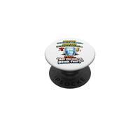 Vidrio Medio Vacío Medio Completo Broma ¿Estás Bebiendo eso PopSockets PopGrip Adhesivo