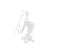 Vidrio para espejos de coche Para Espejos Coche Ajustables Ángulo Universal Espejo Punto Ciego Convexo Redondo Retrovisor Estacionamiento Lateral Inverso(White M)