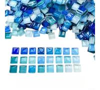 Vidrio para Mosaico 200g Colores Mezclados 1x1cm(C) | 200g vidrio multicolor, ideal mosaicos, vibrante, tamaÃ±o para preciso 1x1cm