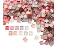 Vidrio para Mosaico 200g Colores Mezclados 1x1cm(F) | 200g vidrio multicolor, ideal mosaicos, vibrante, tamaÃ±o para preciso 1x1cm