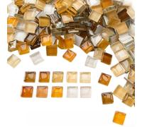 Vidrio para Mosaico 200g Colores Mezclados 1x1cm(H) | 200g vidrio multicolor, ideal mosaicos, vibrante, tamaÃ±o para preciso 1x1cm