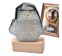 Vidrio para pronosticador del tiempo: botella de tormenta con patrón de oráculo, pantalla decorativa de, elegante predictivo | Estación meteorológica única para el escritorio de la ofic