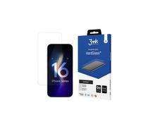 Vidrio Templado - 3MK - iPhone 16 Pro - Resistente a los arañazos - Protección de Pantalla - 9H