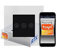Vidrio Touch Regulador Negro ZigBee TUYA RTX SH#
