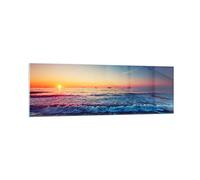 Vidrios decorativos 160x50cm Cuadro Sobre Vidrio Moderno mar playa ola Grande XXL Dormitorio Cocina Cuadros Pared Impresiones Decoracion Salon Impresión en Cristal Wall Art Prints GAB160x50-3613