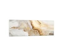 Vidrios decorativos 160x50cm Cuadro Sobre Vidrio Moderno Mármol Glamour Elegante Grande XXL Cocina Cuadros Pared Impresiones Decoracion Salon Impresión en Cristal Wall Art Prints GAB160x50-5730
