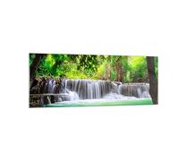 Vidrios decorativos Agua parque naturaleza paisaje Cuadro Sobre Vidrio Moderno 140x50cm Decoracion Salon Cuadros Pared Impresiones Grande XXL Impresión en Cristal Wall Art Prints GAB140x50-2502