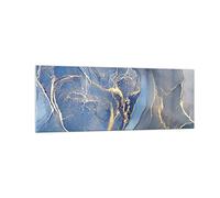 ARTTOR Cuadro sobre Vidrio 140x50cm Moderno Panorámico Abstracto - 5029