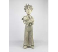 Vidroflor Antoine de Saint-Exupery - Piedra artificial, diseño de El Principito con oveja, pequeña, ligera, rellenable, resistente a la intemperie