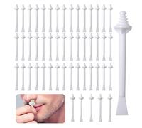 VIDSTW 100 Piezas Aplicadores Palos de Cera Cera para la Nariz Cera Depilatoria Cera Nasal Depiladora de Cera Wax Kit Adecuado para la Depilación Rápida de la Nariz para Hombres y Mujeres