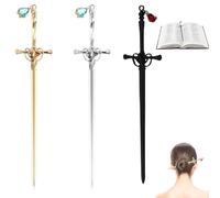 VIDSTW 3 Piezas Marcapaginas Personalizado Punto de Libro Marcapáginas de Metal Personalizar Espada Bookmark Dragón para Amantes Los Libros Accesorios para Familias Entusiastas la Lectura Regalo Niño